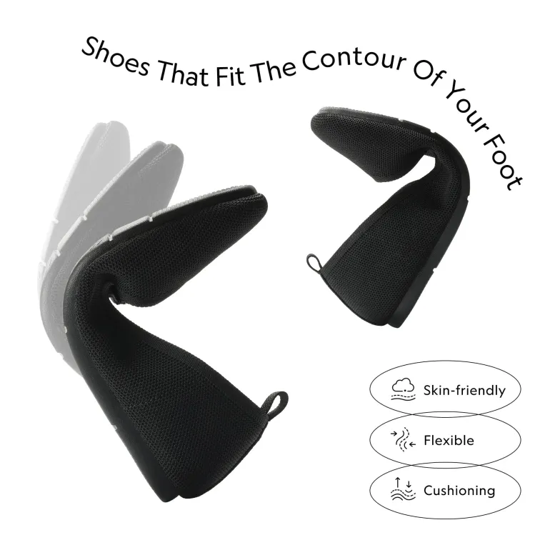 Water-Resistant Square-Toe Flats