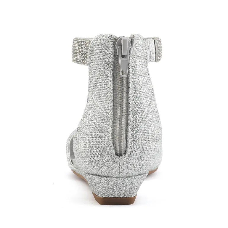 Wedge Ankle Strap Flats Shoes