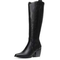 Wide Calf Cowgirl Knee High Boots
