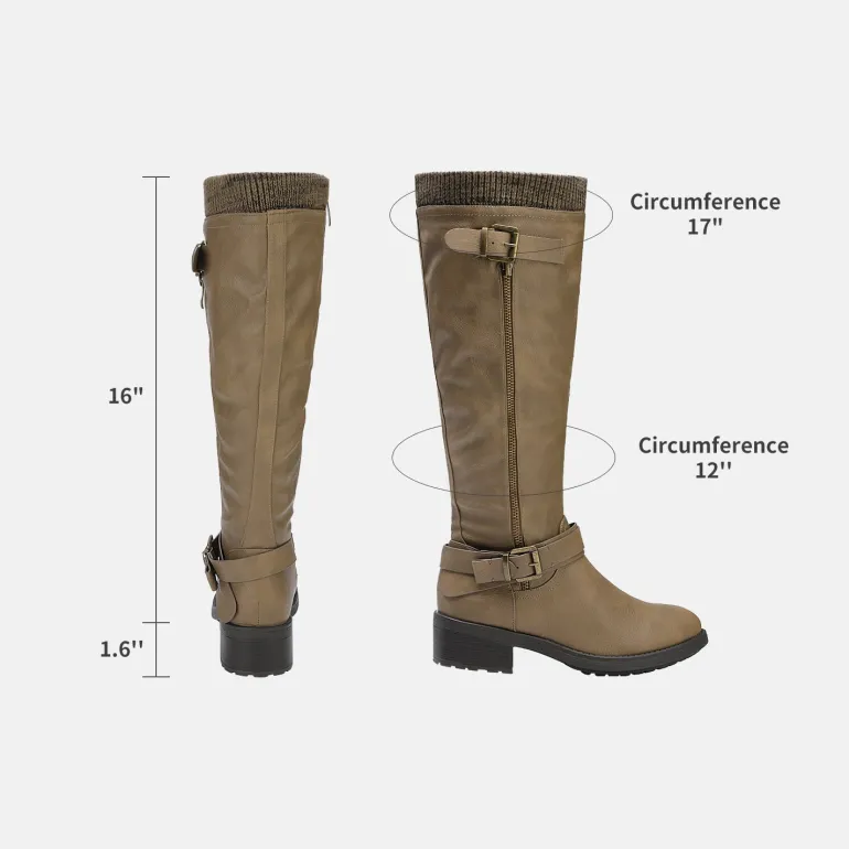 Wide Calf Knee High Boots