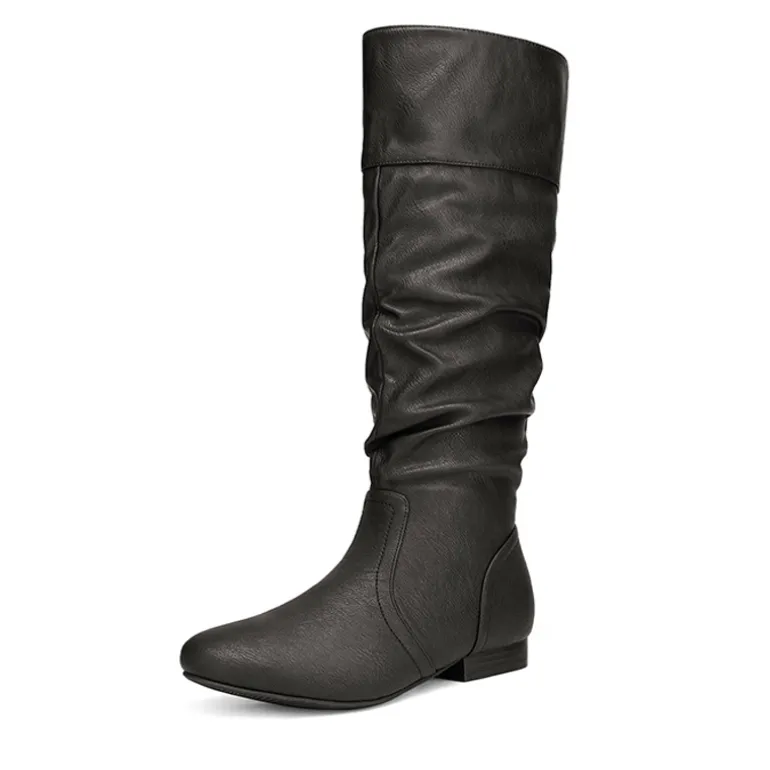 Wide Calf Knee High Winter Boots