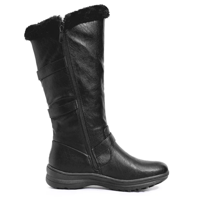 Wide Calf Snow Knee High Boots
