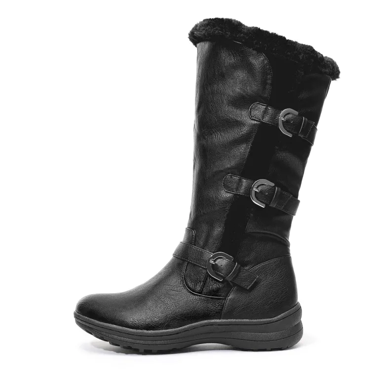 Wide Calf Snow Knee High Boots