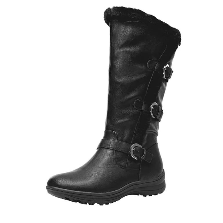 Wide Calf Snow Knee High Boots