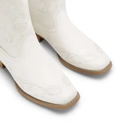 Wide-calf Square Toe Embroidered Cowboy Boots