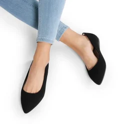 Wide-Toe Breathable Pointed Toe Casual Flats