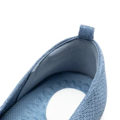 Wide-Toe Knit Flats