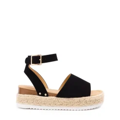 Wide-Toe Wedge Platform Espadrille Sandals