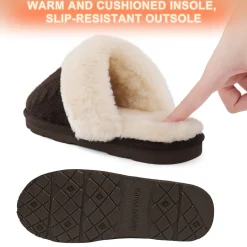 Winter Knitted House Slippers