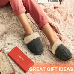 Winter Knitted House Slippers
