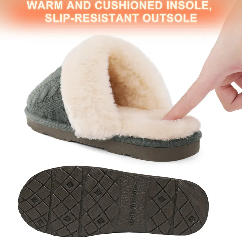 Winter Knitted House Slippers