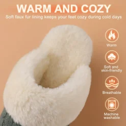 Winter Knitted House Slippers