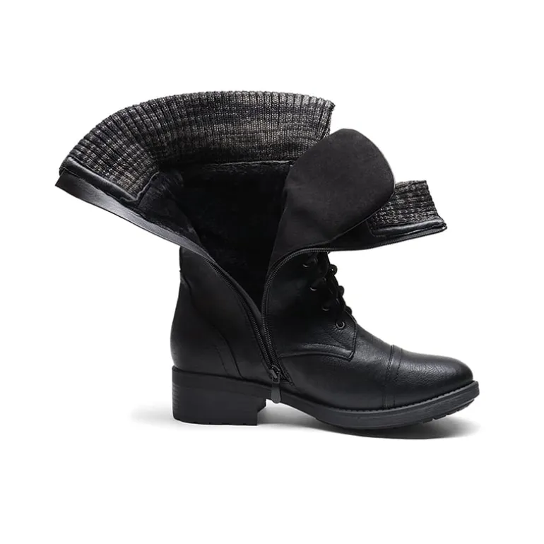 Winter Mid Calf Riding Boots