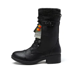 Winter Mid Calf Riding Boots