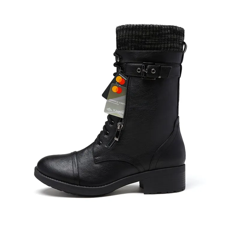 Winter Mid Calf Riding Boots