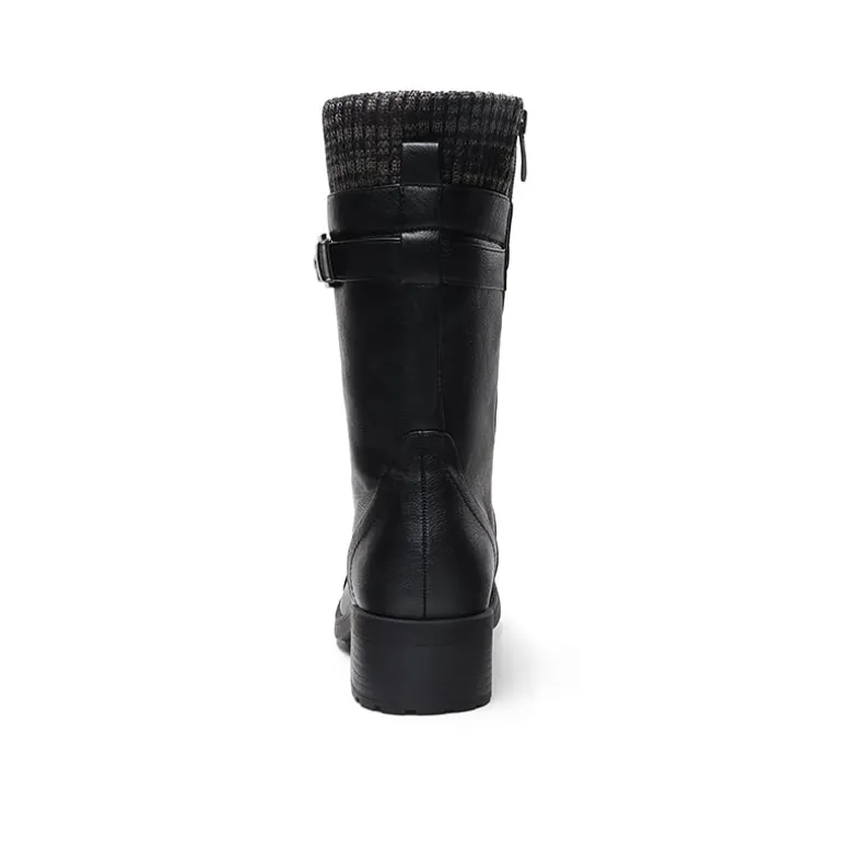 Winter Mid Calf Riding Boots