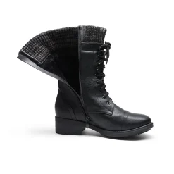 Winter Mid Calf Riding Boots