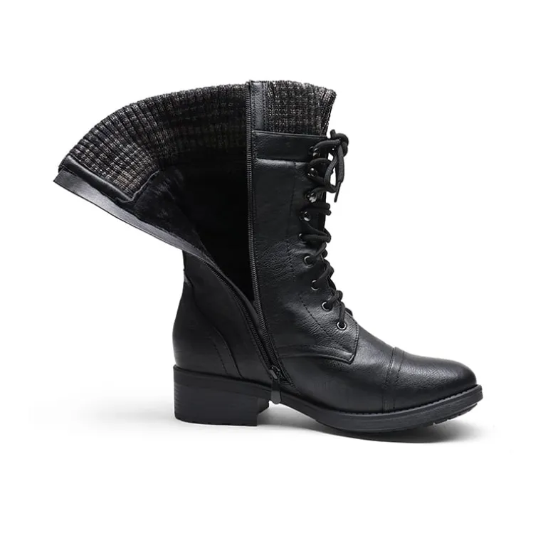 Winter Mid Calf Riding Boots