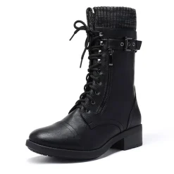 Winter Mid Calf Riding Boots