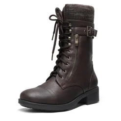 Winter Mid Calf Riding Boots