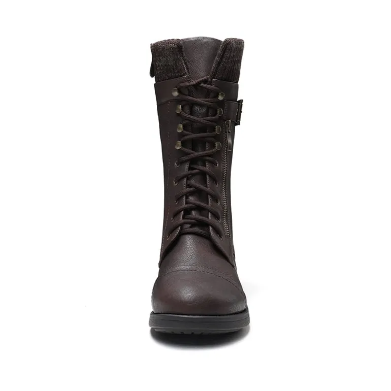 Winter Mid Calf Riding Boots