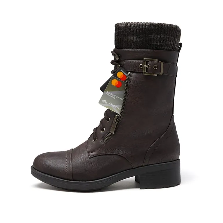 Winter Mid Calf Riding Boots