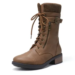 Winter Mid Calf Riding Boots