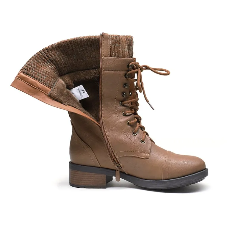Winter Mid Calf Riding Boots