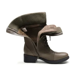 Winter Mid Calf Riding Boots