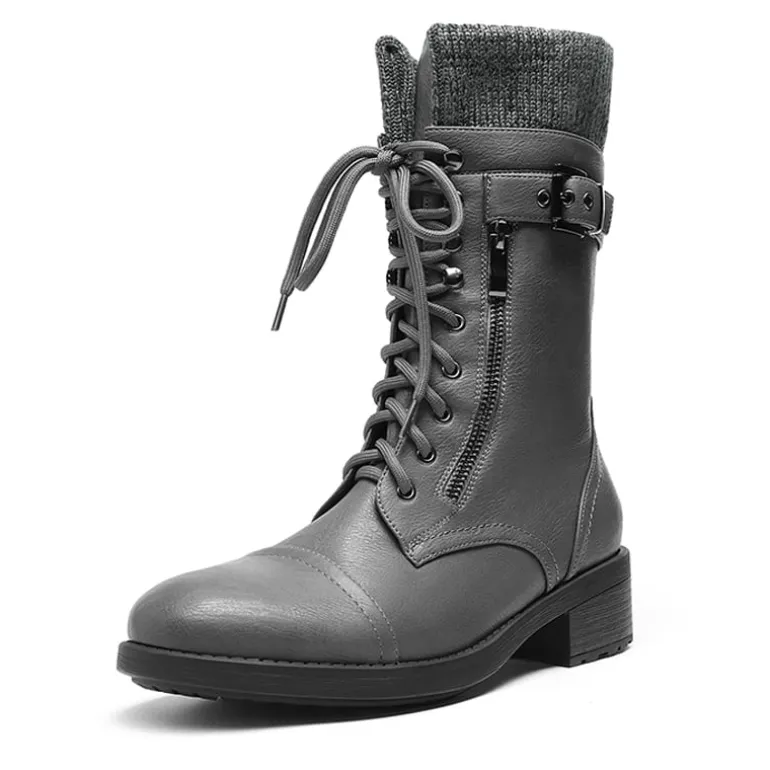 Winter Mid Calf Riding Boots
