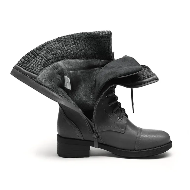 Winter Mid Calf Riding Boots