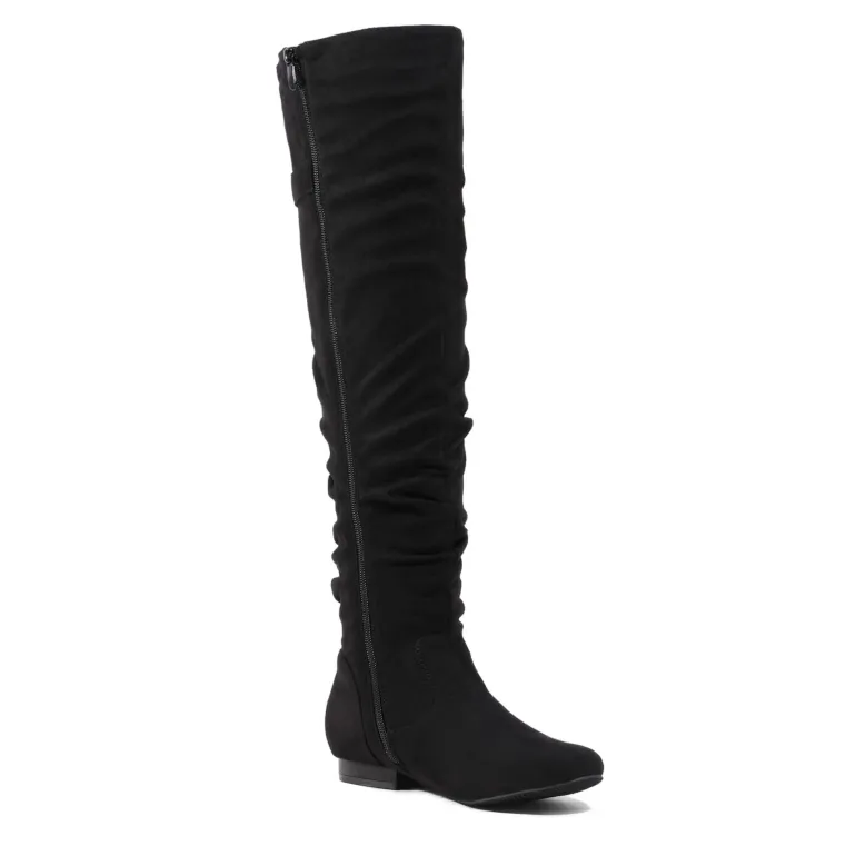 Winter Over The Knee Suede Boots