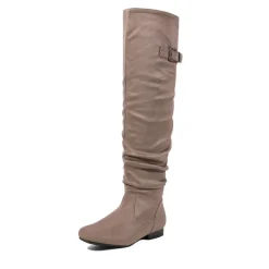 Winter Over The Knee Suede Boots