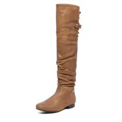 Winter Over The Knee Suede Boots
