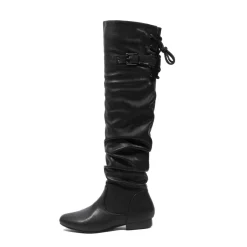Winter Over The Knee Suede Boots