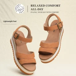 Women’s Adjustable Buckle Wedge Sandals