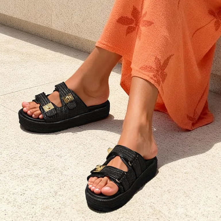Women’s Adjustable Strap Chunky Platform Sandals
