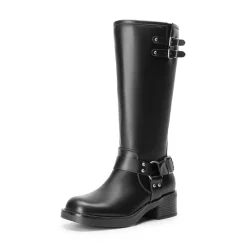 Women’s Adjustable Strap Moto Boots