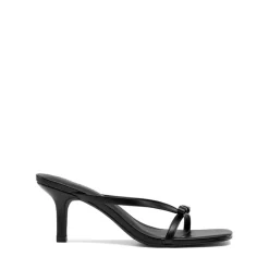 Women’s Bow Thong Kitten Heel Sandals with Non-Slip Sole