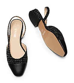 Women’s Cap Toe Slingback Flats