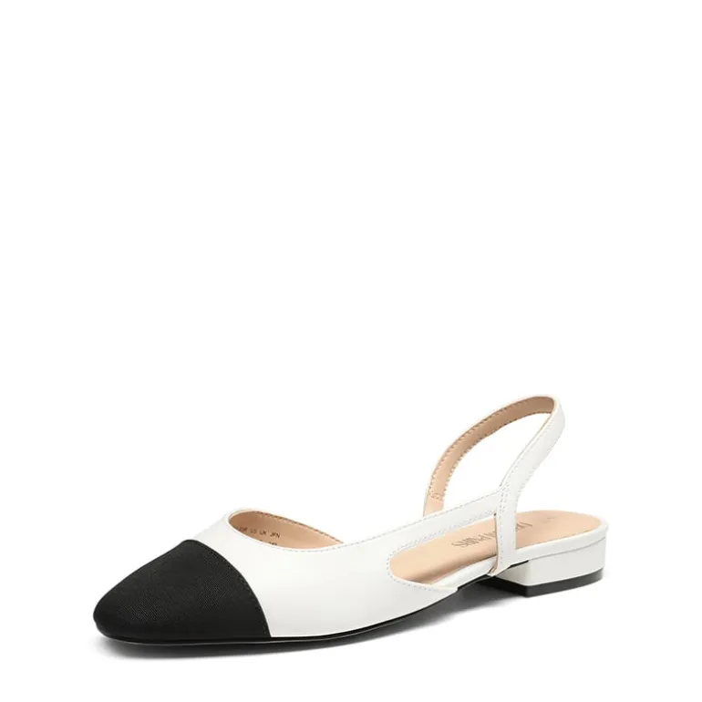 Women’s Cap Toe Slingback Flats