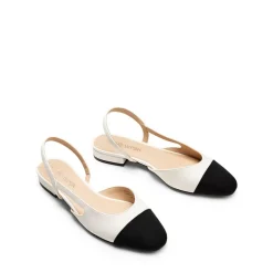 Women’s Cap Toe Slingback Flats