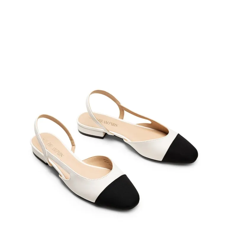 Women’s Cap Toe Slingback Flats