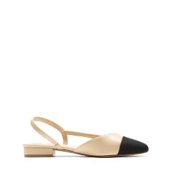 Women’s Cap Toe Slingback Flats