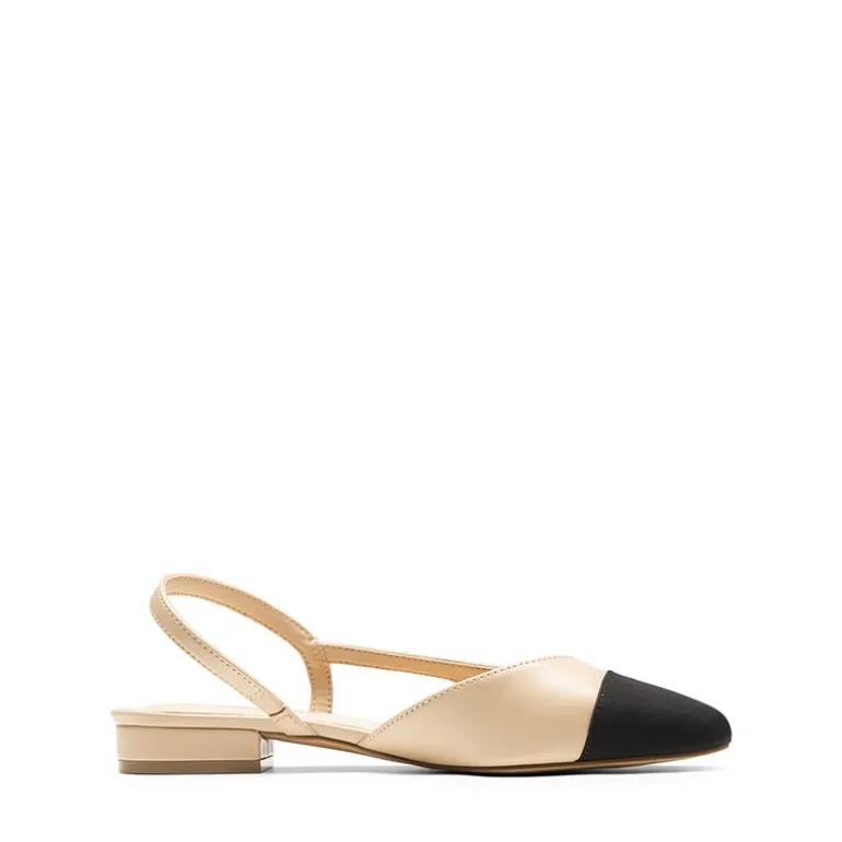 Women’s Cap Toe Slingback Flats