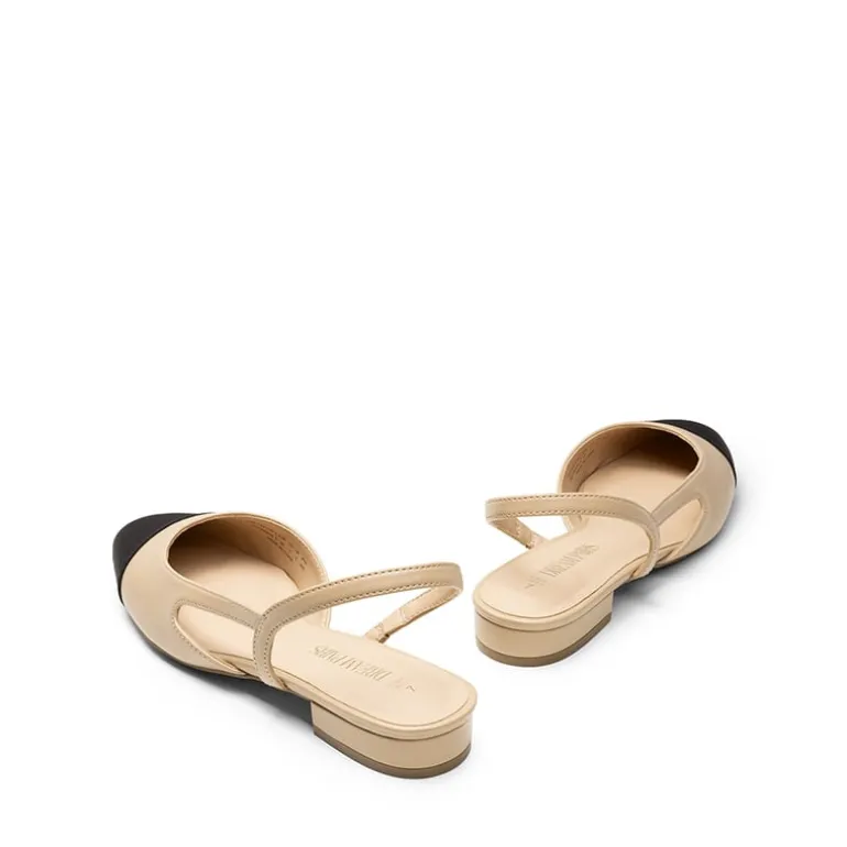 Women’s Cap Toe Slingback Flats