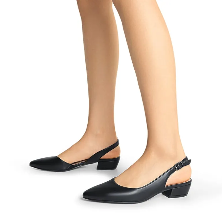 Women’s Chic Pointed Toe Slingback Pumps