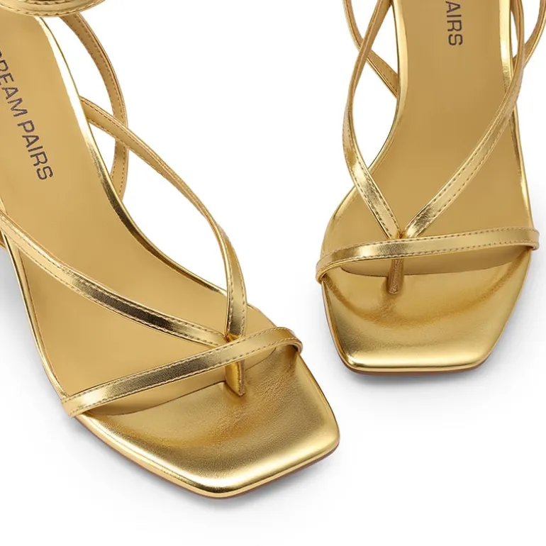 Women’s Chic Strappy Thong Stiletto Sandals