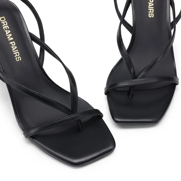 Women’s Chic Strappy Thong Stiletto Sandals