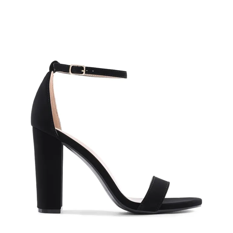 Women's Chunky High Heel Pump Sandals